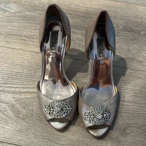 Badgley Mischka wedding heels